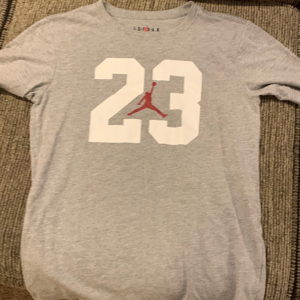 Large kids 12-13 the numbers feel like jersey